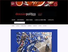 Tablet Screenshot of dossierpolitico.com